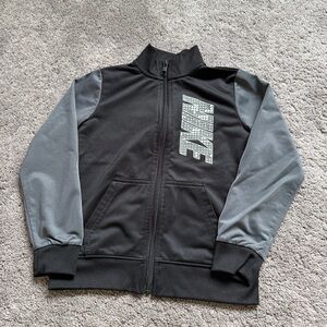Nike Kids Jacket in Black and Gray